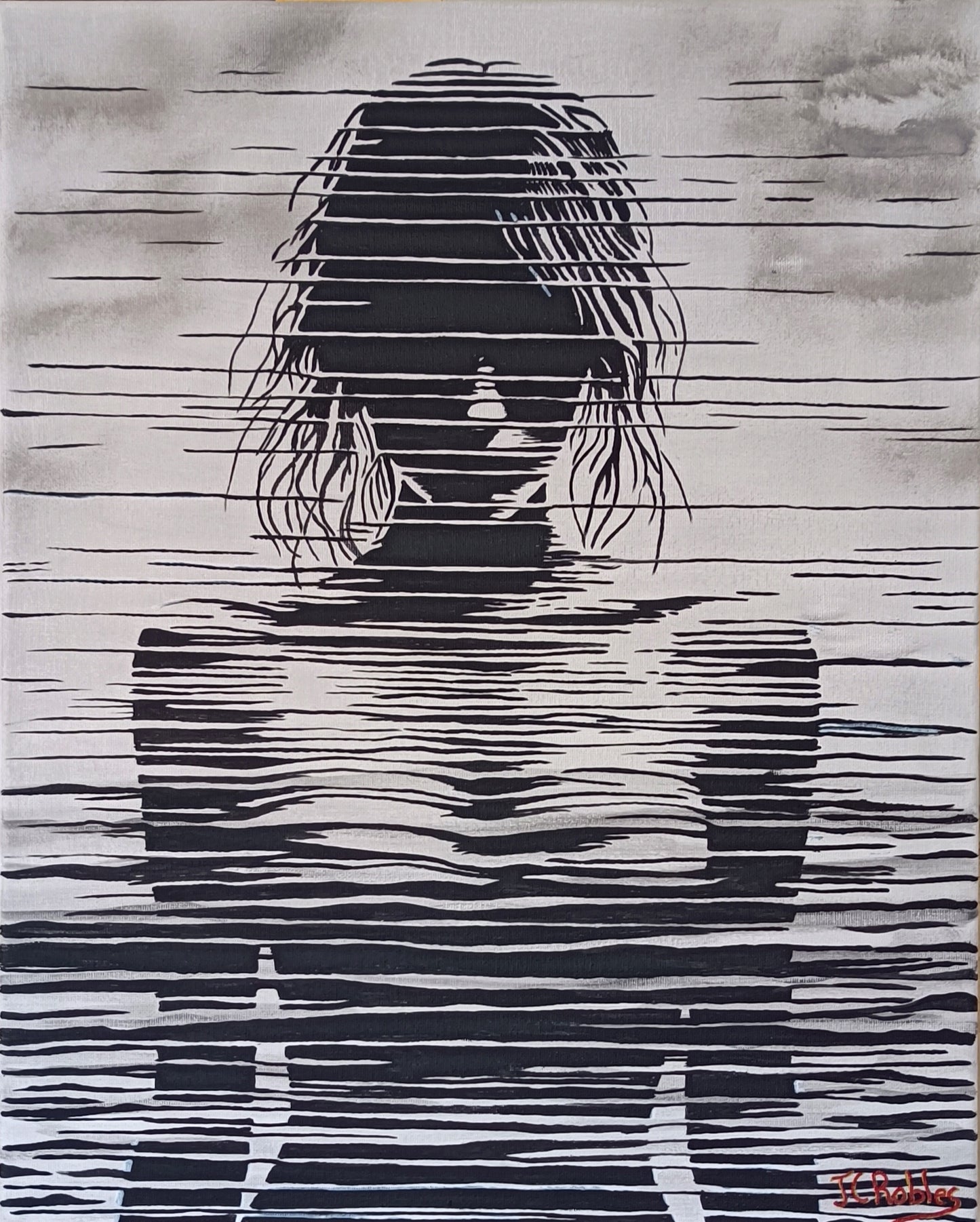 1Bc Femme sortant de l'eau
