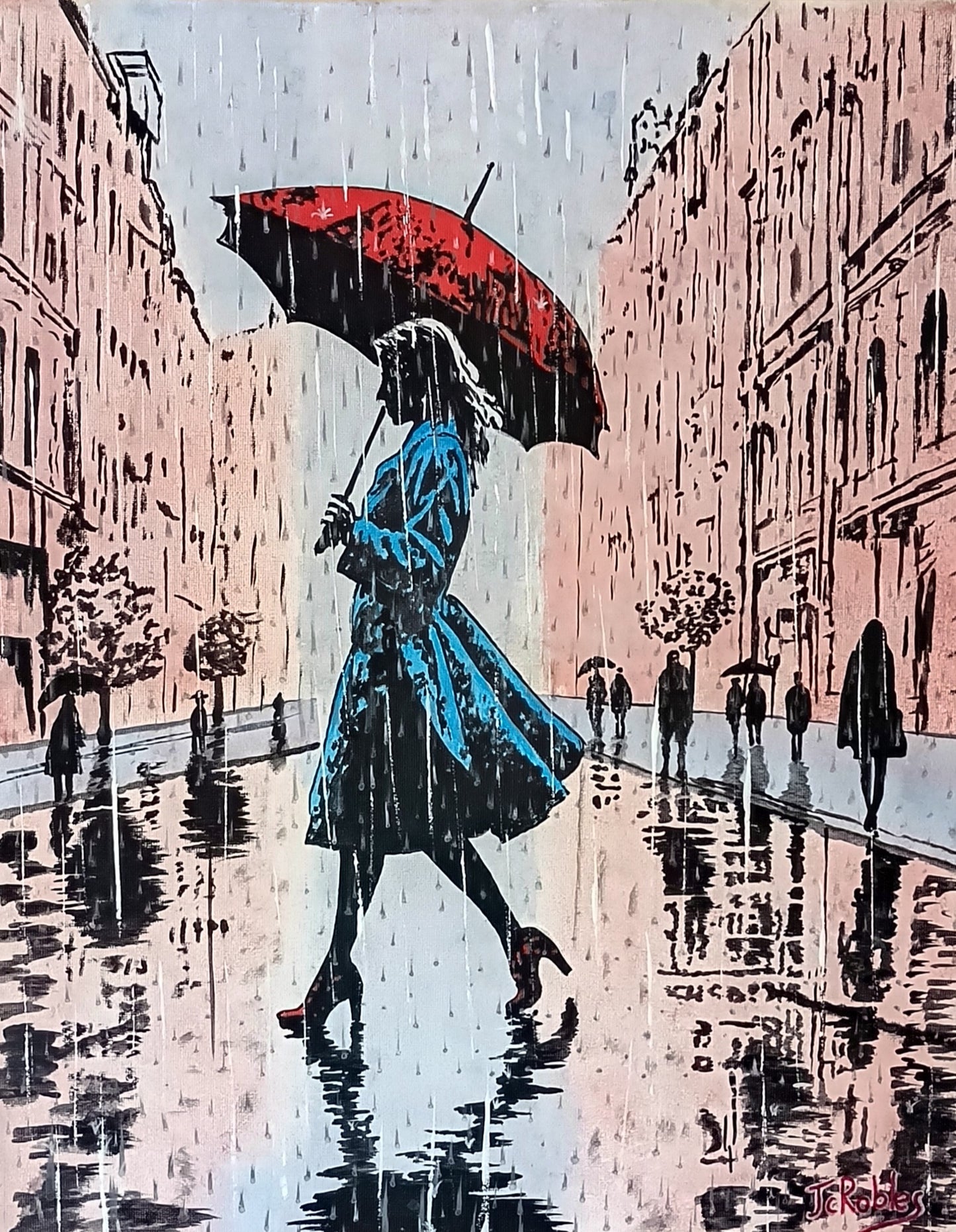 1Bca Jour de pluie en ville