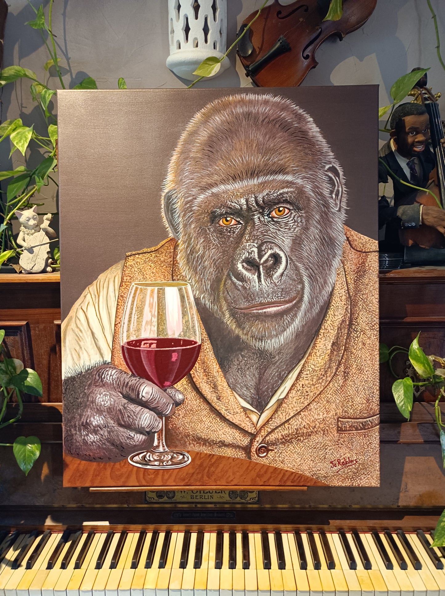 - Le gorille au verre de vin