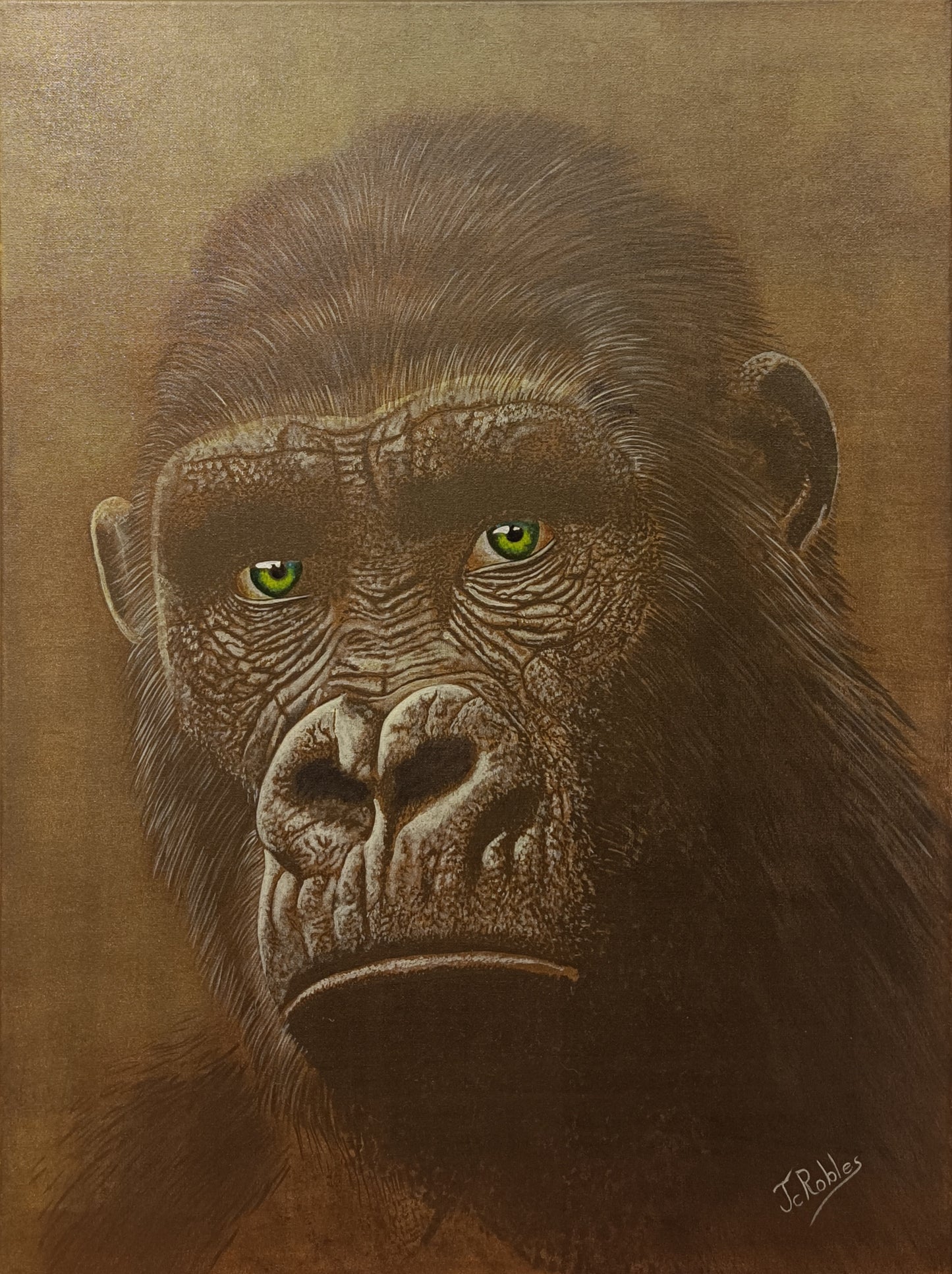 - Le gorille aux yeux verts